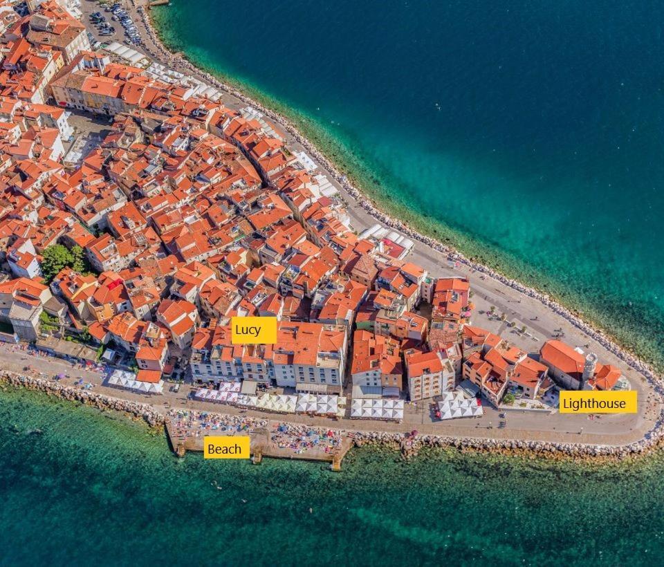 Lucy Apartment Piran-Punta Exteriör bild
